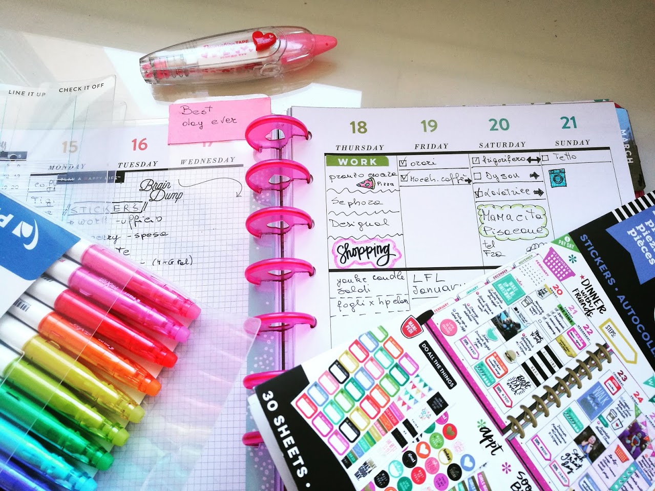 planner colors