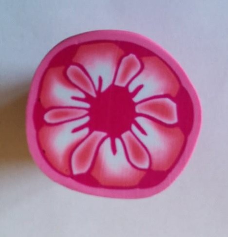 Pink Flower Polymer Cane